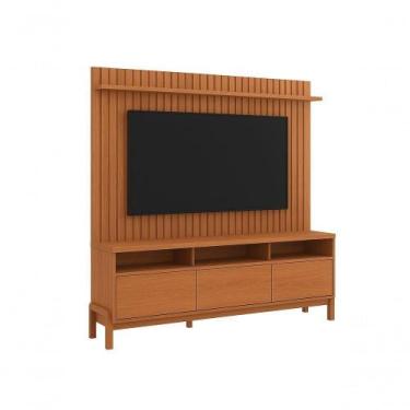 Imagem de Rack Bancada Com Painel Para Tv De Até 70 Em Mdf França Jequitiba - LU