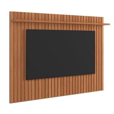 Imagem de Painel Para Tv De Até 75 Com 1 Prateleira Dalva Off White-jequitiba - 