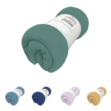 Imagem de Cobertor Manta Fleece Arte Cazza Verde Solteiro