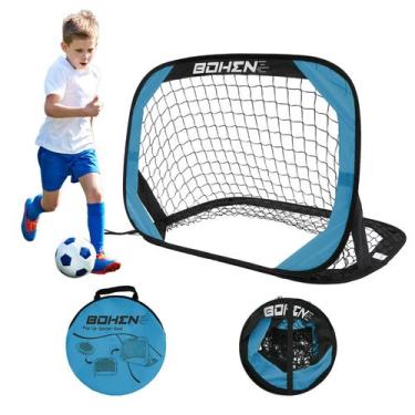 Imagem de Gol de futebol BOHEN Pop Up 100x67 cm, dobrável e portátil