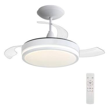 Imagem de Ventilador Teto Retratil Controle Remoto 91Cm Wide Bivolt