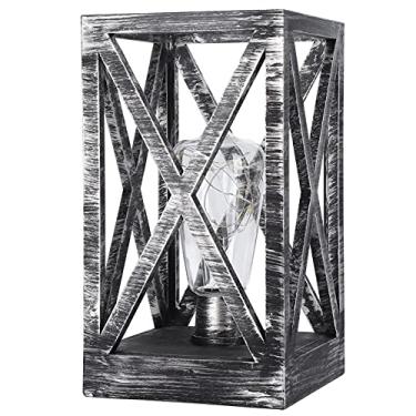 Imagem de Acouto Lanterna de Vela Vintage - Lanterna de Vintage Ornamentos de Mesa Decorativos de Plástico de Madeira Decorações Artesanais - de de Madeira Decorativa Casa e Cozinha/decoração de Casa