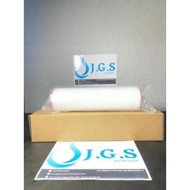 Imagem de J.G.S Filtro Plissado Absoluto para Purificação de Água, 10 X 2, 0.22 Micras, Elemento Filtrante Industrial
