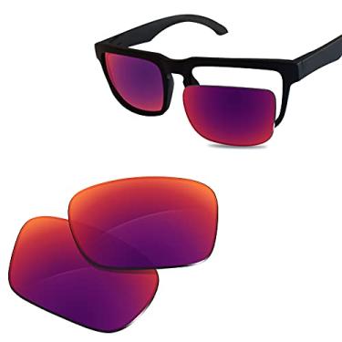 Imagem de Lentes de óculos de sol Glintbay 100% de ajuste preciso para capacete óptico espião, Polarized Midnight Sun Mirror, Small