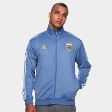Imagem de Jaqueta Seleção Argentina 2026 Adidas Masculina, Azul, G
