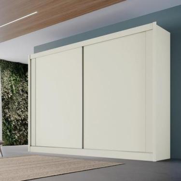 Imagem de Guarda Roupa Casal 2 Portas 4 Gavetas 100% MDF Creta - Móveis Europa