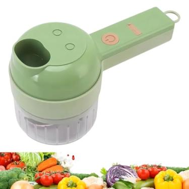 Imagem de Mini Processador Elétrico Cortador Legumes Alimentos Cozinha