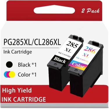 Imagem de Duhaink Cartucho de tinta compatível com PG-285XL CL-286XL para impressora jato de tinta Pixma TR7820 TS7720 TS7720 TS7722
