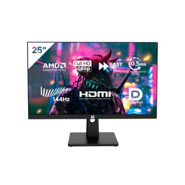 Imagem de Monitor Gamer Profissional FHD 144 Hz Haiz 24.5 IPS Displayport Taxa 0