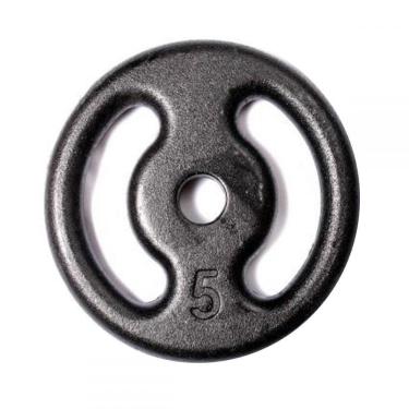 Imagem de Anilha Pintada Peso Para Musculação 5Kg