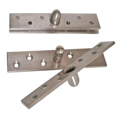 Imagem de Dobradiça Pivô Pino Porta Pivotante 300 Kg 2Pçs Aço Inox 304