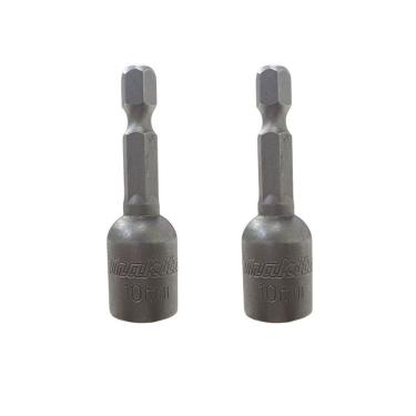 Imagem de Kit 2 Bit Canhão Magnético Makita 10mm 1-4x50mm B-67789 – Resistente E Preciso