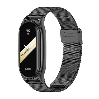 Imagem de MIJOBS Pulseira de substituição respirável para Xiaomi Mi Band 10/9 para Mi Fit Band 9 SmartWatch para mulheres e homens