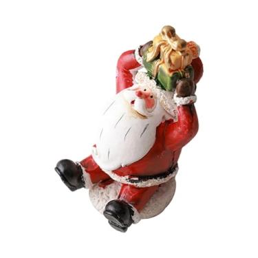 Imagem de Sclmgo Enfeite Natalino Fofo, Decoração de Natal, Decoração de Mesa, Decoração de Escritório, Pequeno Enfeite de Resina, Estilo I