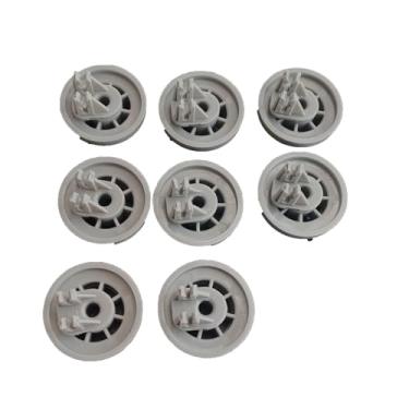 Imagem de DD66-00023A (Pacote com 8) Rodas de Lava-Louças Acessórios de Cesto de RollerBasket Inferior da Máquina de Lavar Louça Rodas de Substituição para Samsung Série DW80R5061/DW80R5060