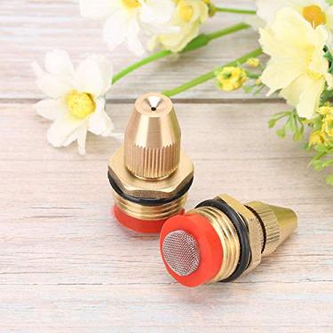 Imagem de ZJchao Bico de Micro Aspersão de Latão Ajustável, Cabeça de Spray para Irrigação de Jardim, Economia de água, Durável para Gramado, Flor, Villa G1/2 Dn15, 2 Peças