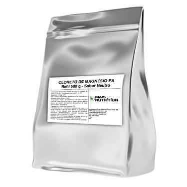 Imagem de WVegan Cloreto de Magnésio PA, Suplemento Mineral Vegano em Pó, Sabor Neutro, Refil 500g, 117mg por Porção