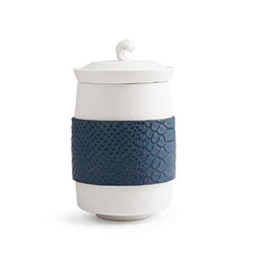 Imagem de Caneca de chá de porcelana com infusor e tampa Teaware com filtro 286 g para chá/café/leite/escritório/casa xícara de café (cor: 1)