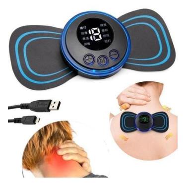 Imagem de Massageador Portátil Recarregável Dor Pescoço Coluna Pernas - Shopbr