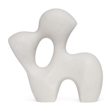 Imagem de Escultura Decorativa Abstrata em Poliresina 28cm 21139 Mart