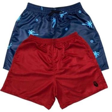 Imagem de Kit 2 Shorts Hyve Plus Size Tactel Com Bolsos Masculino-Masculino