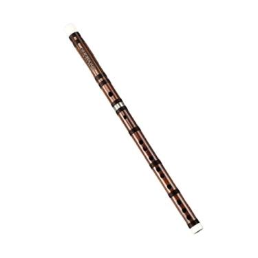 Imagem de Flauta de bambu vintage profissional e afinada para iniciantes instrumento musical chinês tradicional