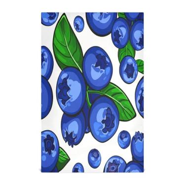 Imagem de SEHANY Conjunto de 1 toalhas de cozinha de mirtilo, toalhas de mão absorventes super macias, toalhas de limpeza reutilizáveis, toalhas de chá de secagem rápida, toalha de mesa para decoração de