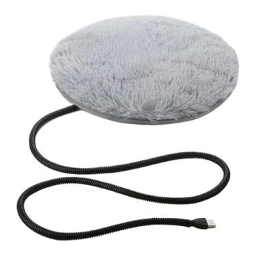 Imagem de Generic Tapete térmico para gatos, almofada térmica para cama de animais de estimação, tapete aquecido para gatinhos e cães de pequeno porte, Cinza Claro