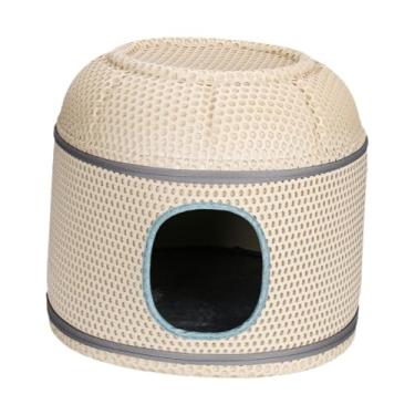 Imagem de Generic Cama de gato para gatos internos, casa de gato, mobília dobrável para gatos, condomínio de eva, de gato para animais de estimação, descanso para, Cáqui