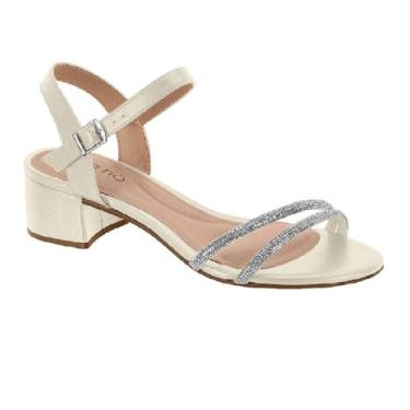 Imagem de Sandalia Beira Rio Salto Bloco Ref 8345.646.31185 Branco Off 39