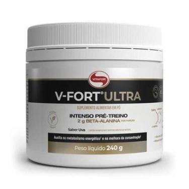 Imagem de Pré Treino Intenso V-Fort Ultra Sabor Uva Pote 240g Vitafor-Unissex