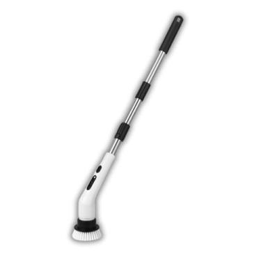 Imagem de Escova de Limpeza Rotativa 360° Multiuso com 9 Escovas Intercambiáveis e Cabo Extensor para Limpeza de Banheiro, Cozinha, Piso e Azulejos