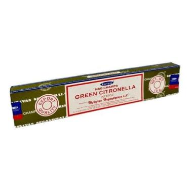 Imagem de Incenso Citronela Massala Green Citronella Satya Cx C 12 - Lua Mística