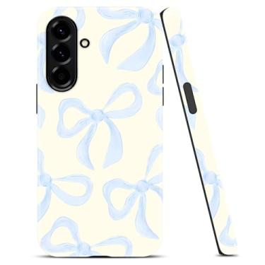 Imagem de Zrutru Capa de telefone com laço fofo para Samsung Galaxy A36 estética coquete padrão laço capa de telefone para meninas mulheres, 2 em 1 proteção de corpo inteiro Funda para Samsung A36 6,64