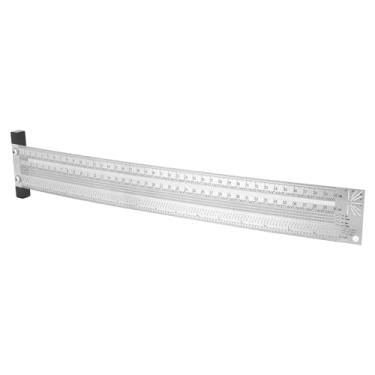 Imagem de Régua Quadrada Scriber T Régua Quadrada Em Aço Inoxidável Com Marcações de Alta Precisão para Marcenaria, Ideal para Aplicações Profissionais
