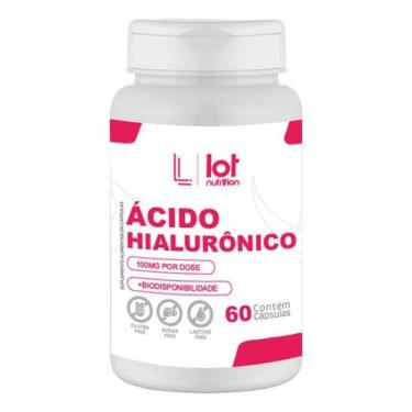 Imagem de Ácido Hialurônico 100Mg 60 Cápsulas - Lot Nutrition