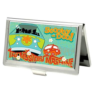 Imagem de Buckle-Down Porta-cartões de visita masculino com fivela - Carteira Scooby Doo, multicolorida, 3,7 x 2,5 EUA