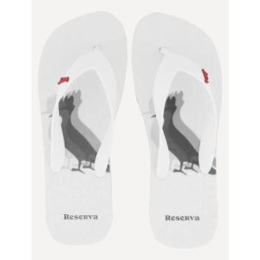 Imagem de Chinelo Reserva Masculino Pica-Pau Blur Branco-Masculino