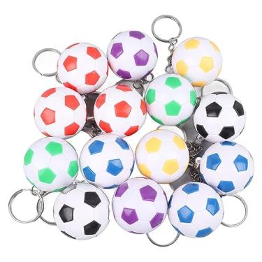 Imagem de LiebeWH 14 Unidades de Chaveiros de Futebol para a Copa do Mundo, Chave Esportiva para Chaves de Futebol Em PVC, Chaveiros de Fechamento, Pingente Com de Treino para Suporte, Pacotes de Esportivos