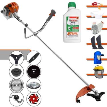 Imagem de Roçadeira Rl520acg2 + 6 Facas + Escova + Epi + óleo Stihl