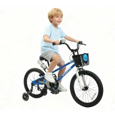 Imagem de WinHope Kids Bike, 12 Inch Toddler Bicycle with Removable Training Wheels and Dual Brakes, Children Bike for Beginner with Adjustable Seat and Headlebar for 2-4 Years Boys Girls, Multiple Colors