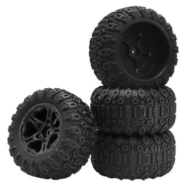 Imagem de GOUPRC 12.5mm Hex RC Wheel Tires Set, 4.1 * 2.1 Inches 4PCS Swamp Claw Mud Terrain Tires Accessories for Traxxas Mini Maxx 1/12 RC Crawler Car Truck Buggy