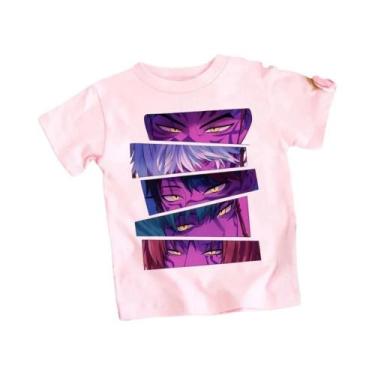 Imagem de Camiseta Infantil De Manga Curta KPop Demon Hunters Com Estampa De Per