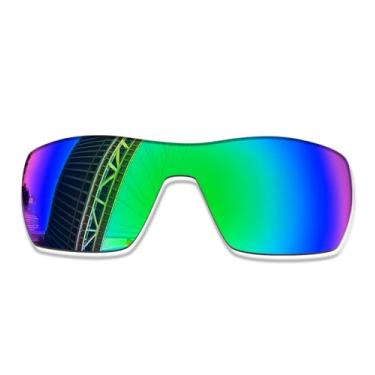 Imagem de LenzProse Lentes de reposição polarizadas de 1,5 mm para óculos de sol Oakley Ridgeline OO9419, antiarranhões | Ajuste perfeito, Verde jade polarizado - 1,5 mm, 0