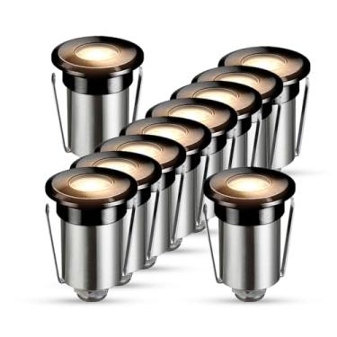 Imagem de Kit 10 Balizador led Embutido Solo Essence 2w 3000k Branco Quente IP67 Preto Cod: ALUT010022-10 Alut By Avant