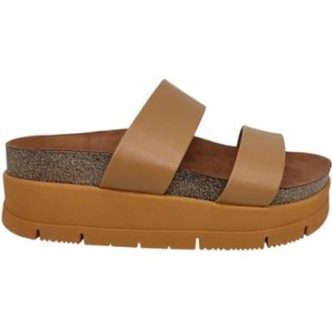 Imagem de Sandália Tamanco Sola Alta Anabela Papete Confortável Moleca 5513100-Feminino