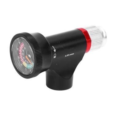 Imagem de Alomejor Bike CO2 Inflador, Bomba de Pneu de Liga de Alumínio Com Pressão, 100psi Inflação Rápida para Bicicletas de Estrada e Montanha, Compatível Com a Válvula Francesa Dos EUA