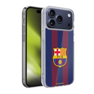 Imagem de Head Case Designs Capa de gel oficialmente licenciada pelo FC Barcelona Home 2023/24 Crest Kit [proteção de grau militar] compatível com Apple iPhone 17 Pro