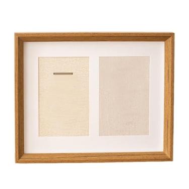 Imagem de Ioensy Porta-retratos com vitrine para medalhas, versátil moldura de madeira para fotos, ideal para corrida, premiações, medalhas e insígnias de ginástica, Madeira