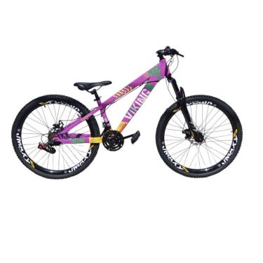 Imagem de Bicicleta 26 VikingX T25 24v Freio Disco Mecânico Pneu Aro 26 Cravudo-Unissex
